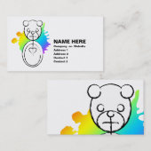 Carte De Visite panda splatz. (Devant / Derrière)