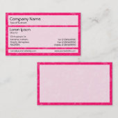 Carte De Visite Panels 02 - Sauce framboise Océan (Devant / Derrière)