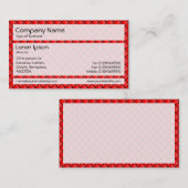 Carte De Visite Panels 02 - Scales Dragon (Devant / Derrière)