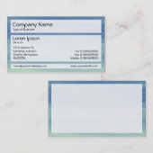 Carte De Visite Panels 02 - Sky Trails (Devant / Derrière)