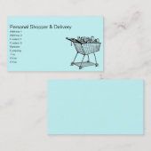 Carte De Visite Panier (Devant / Derrière)