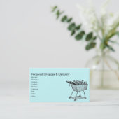 Carte De Visite Panier (Debout devant)