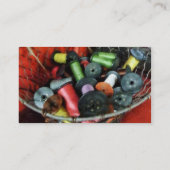 Carte De Visite Panier à fil avec fil (Dos)