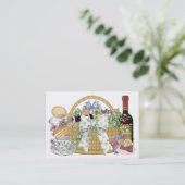 Carte De Visite Panier cadeau - SRF (Debout devant)