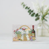 Carte De Visite Panier cadeau - SRF (Debout devant)