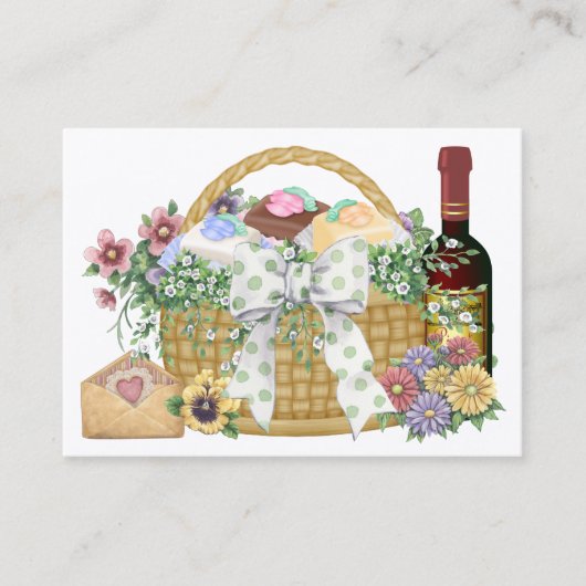 Carte De Visite Panier cadeau - SRF (Devant)