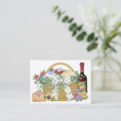 Carte De Visite Panier cadeau - SRF (Debout devant)