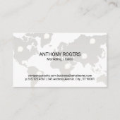 Carte De Visite Panier d'Achat | Logo de Commerce Électronique | M (Dos)