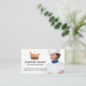 Carte De Visite Panier de baguettes | Chef (Debout devant)