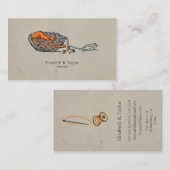 Carte De Visite Panier de couture de Viantage (Devant / Derrière)