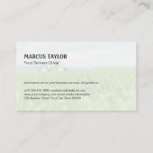 Carte De Visite Panier de produits | Cultures agricoles (Dos)