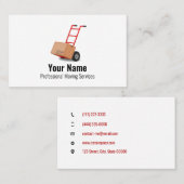 Carte De Visite Panier de services mobiles personnalisable (Devant / Derrière)