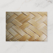 Carte De Visite Panier en bambou de riz Kratip Thai Lao Isan (Dos)