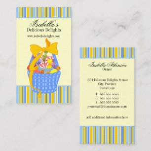 Carte De Visite Panier fait sur commande de cadeau