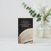 Carte De Visite Panier tubulaire tissé (Debout devant)