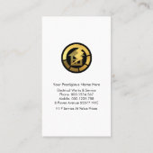 Carte De Visite Panne de câblage domestique de la prise d'alimenta (Dos)