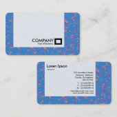 Carte De Visite Panneau - Abstrait 080716(1) (Devant / Derrière)