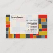 Carte De Visite Panneau - Abstrait 240413 (Dos)