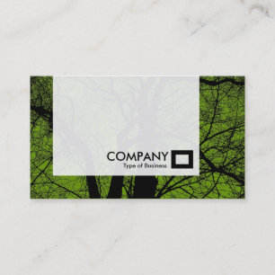 Carte De Visite Panneau - Arbre à contraste élevé