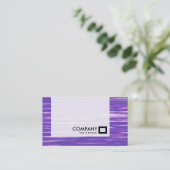 Carte De Visite Panneau - Canal violet (Debout devant)