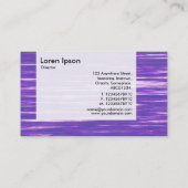 Carte De Visite Panneau - Canal violet (Dos)