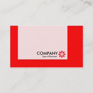 Carte De Visite Panneau - Couleurs - Art Déco - Rouge
