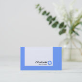 Carte De Visite Panneau - Couleurs - Étoile - Bébé Bleu (Debout devant)