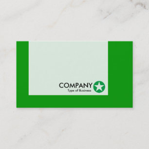 Carte De Visite Panneau - Couleurs - Étoile - Vert herbe