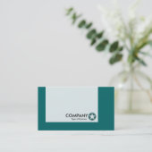 Carte De Visite Panneau - Couleurs - Étoile - Vert mousse (Debout devant)