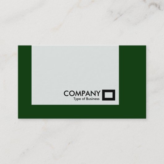 Carte De Visite Panneau - Couleurs - Vert foncé (Devant)