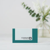 Carte De Visite Panneau - Couleurs - Vert mousse (Debout devant)