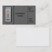 Carte De Visite panneau d'ascenseur (Devant / Derrière)