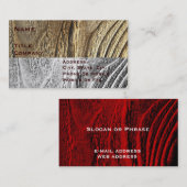 Carte De Visite Panneau de barrière (Devant / Derrière)