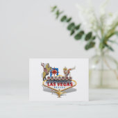 Carte De Visite Panneau de bienvenue de Las Vegas (Debout devant)