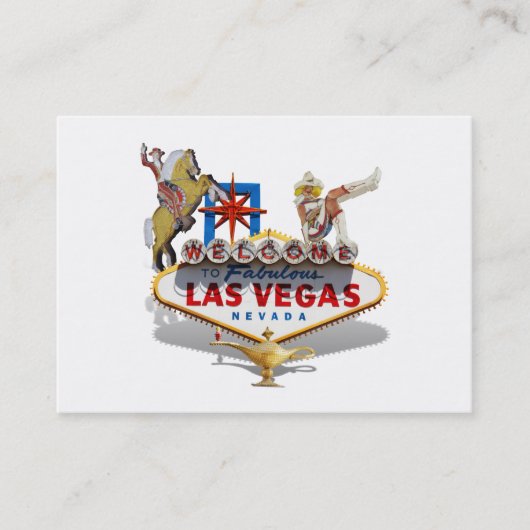 Carte De Visite Panneau de bienvenue de Las Vegas (Devant)