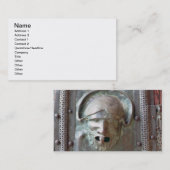 Carte De Visite Panneau de gargouille de la porte gauche du (Devant / Derrière)