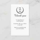 Carte De Visite Panneau de table Google Reviews | Socle de code QR (Dos)