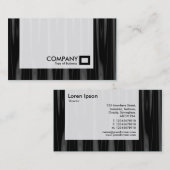 Carte De Visite Panneau - Draperie 08 (Devant / Derrière)