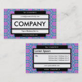 Carte De Visite Panneau élégant II - Motif Terrazzo (Devant / Derrière)