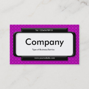 Carte De Visite Panneau Élégant - Texture de Tissu Magenta Violet