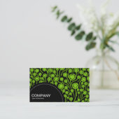 Carte De Visite Panneau en demi-cercle (points) - 090512 - Martian (Debout devant)