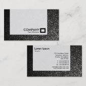 Carte De Visite Panneau - Flake métallique (Devant / Derrière)