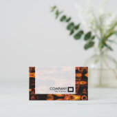 Carte De Visite Panneau - Flammes fractales (Debout devant)