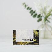 Carte De Visite Panneau - Gold Strands (Debout devant)