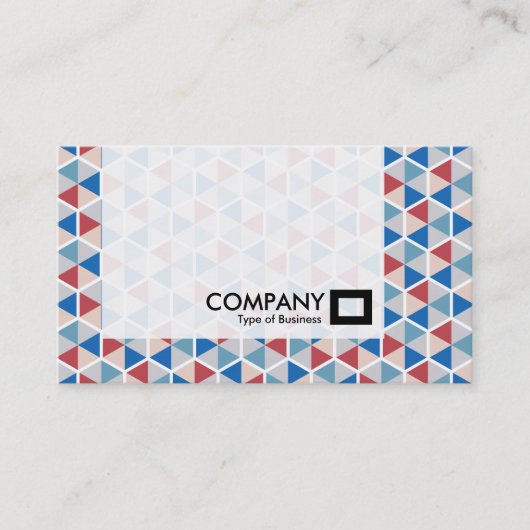 Carte De Visite Panneau - motif Hexagon 05 (Devant)