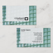 Carte De Visite Panneau - Mur de verre (Devant / Derrière)