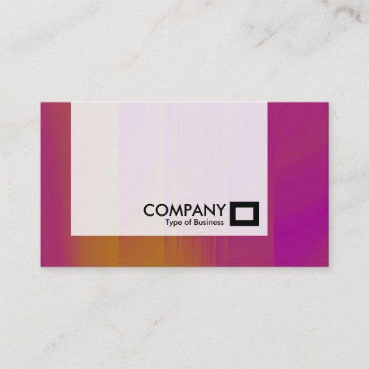 Carte De Visite Panneau - Orange et Magenta (Devant)