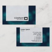 Carte De Visite Panneau - Pluie Électrique (Devant / Derrière)