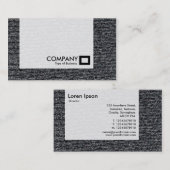 Carte De Visite Panneau - Pull Laineux 01 (Devant / Derrière)