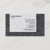 Carte De Visite Panneau - Pull Laineux 01 (Dos)